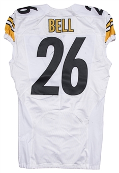 LeVeon Bell Game Used Pittsburgh Steelers Road Jersey (Letter of Provenance) 